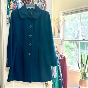 Forever New Peplum Wool Peacoat